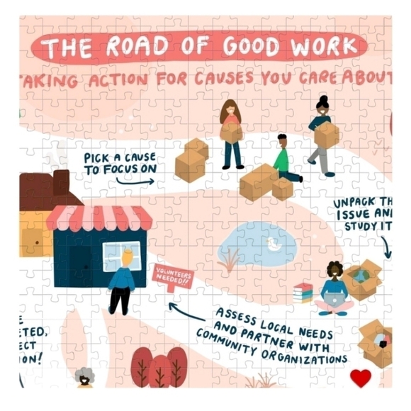 500pc Puzzle Road of Good Work | DesignWorks Ink - Picture 6 of 7